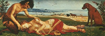 Piero di Cosme Painting - La muerte de Procris 1500 Renacimiento Piero di Cosimo